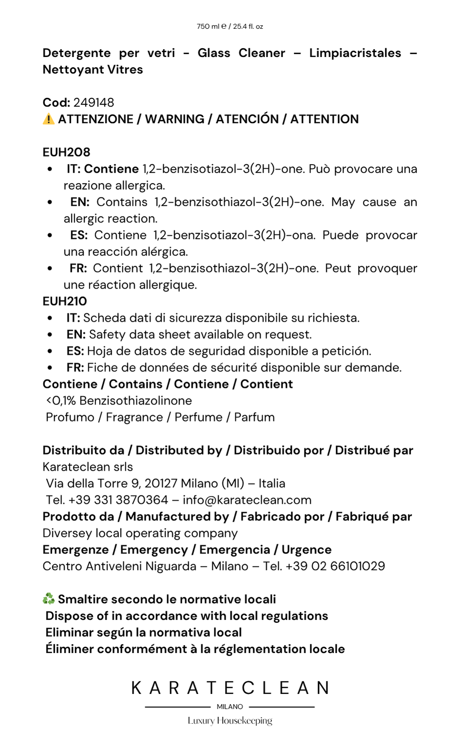 Detergente Vetri