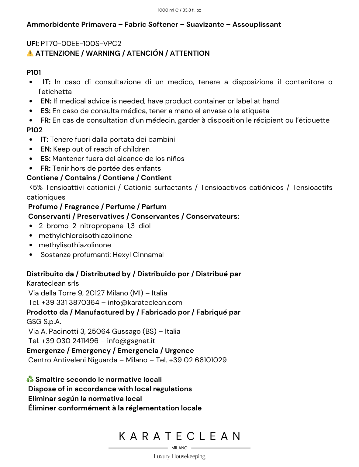 Ammorbidente